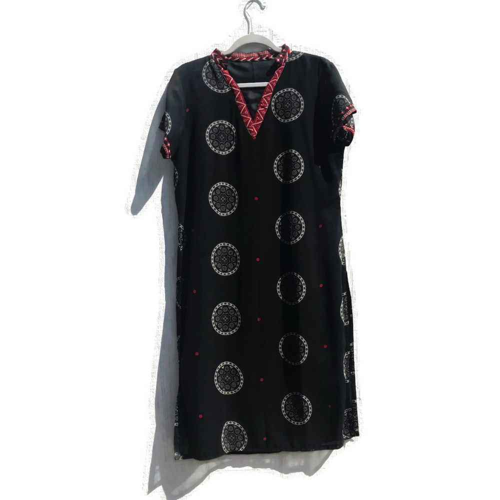 Asian inspired small midi dress